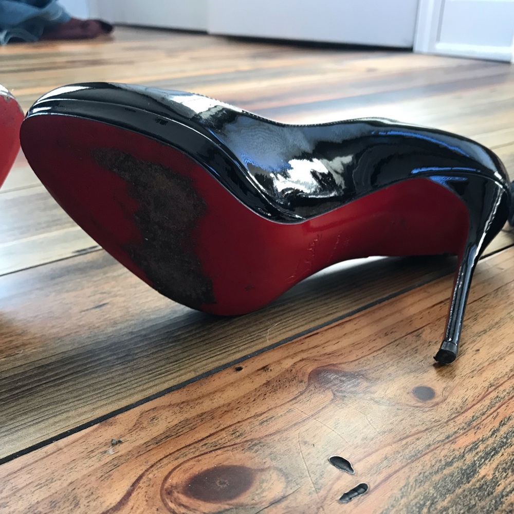 Louboutin 6” size 38 - worn once. No bag/box avail - Picture 6 of 6